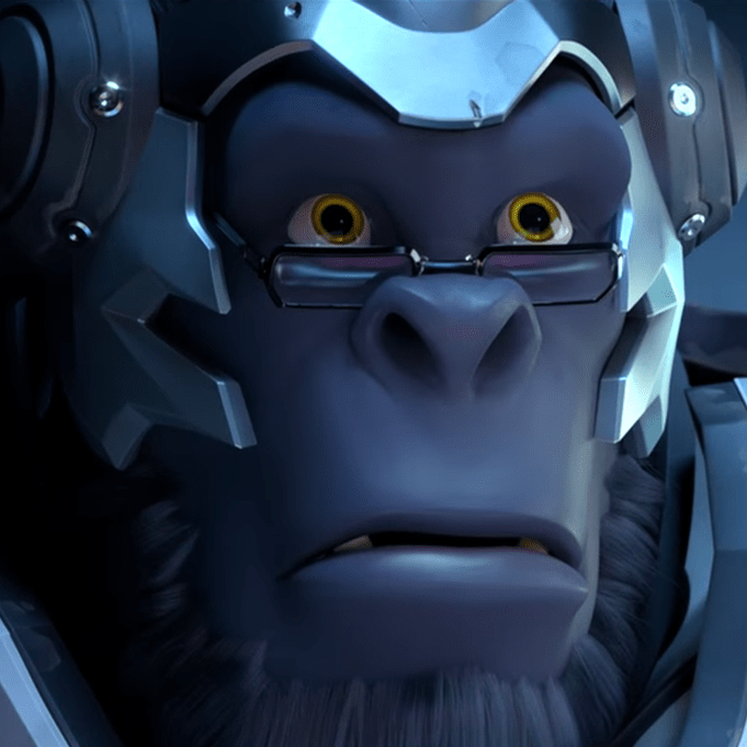 Winston the gorilla from Overwatch